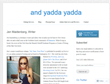 Tablet Screenshot of andyaddayadda.com